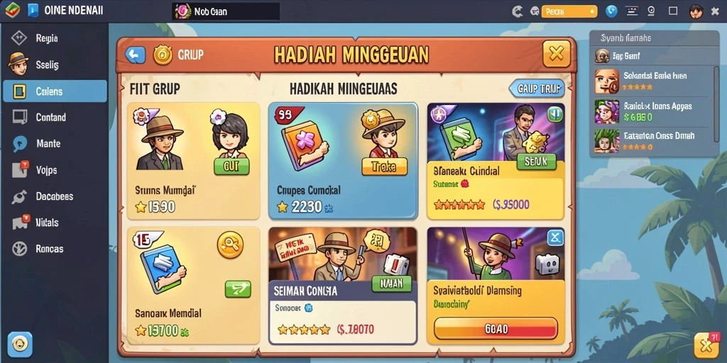 Screenshot salah satu permainan slot yang tersedia di BALIWIN66.