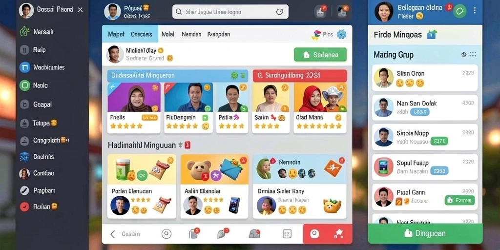 Pengalaman bermain yang adiktif dan menyenangkan.