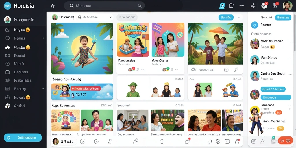 Interaksi antarpemain yang menambah keseruan bermain.