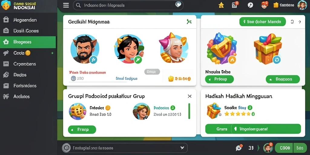 Sistem reward yang menambah motivasi bermain.