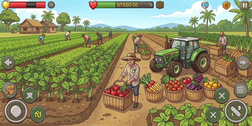 Tampilan fitur sosial yang memungkinkan interaksi antar pemain.