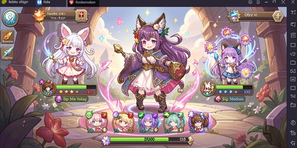 Berinteraksi dengan pemain lain dalam komunitas game.